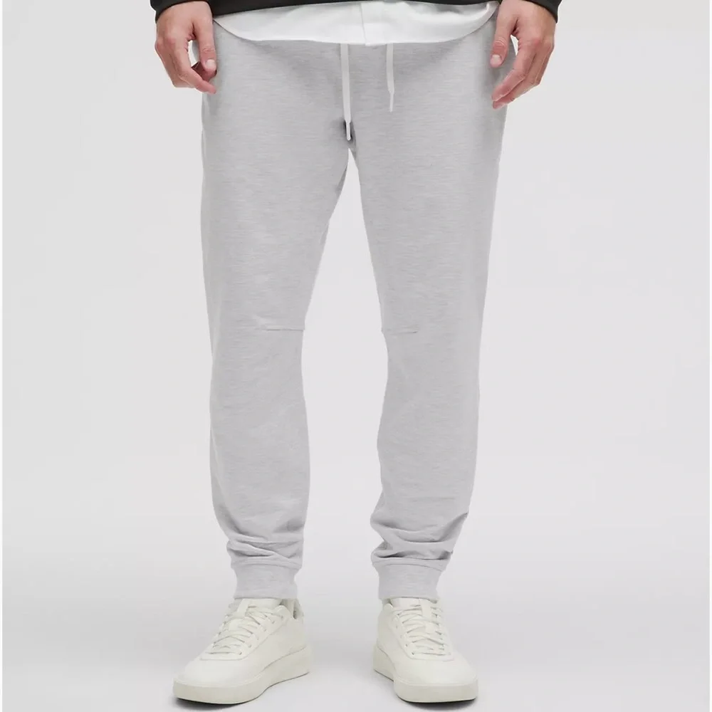 lululemon athletica Men's Light Gray Jogger Sweatpants